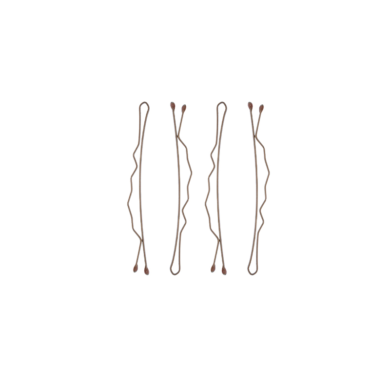 Curved bobby pin