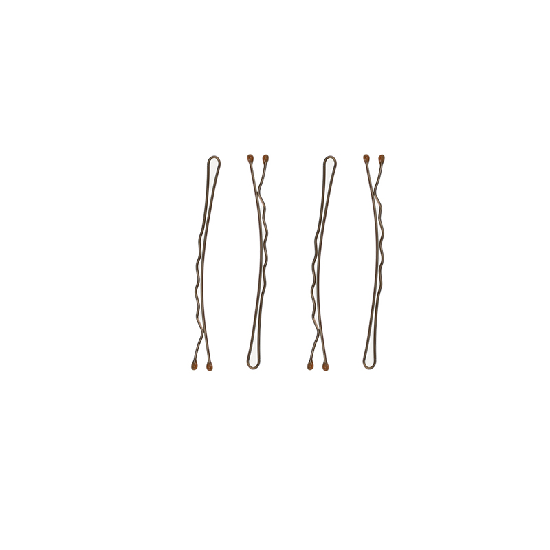 Curved bobby pin